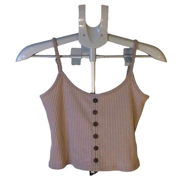 Dress Forum Tops - Dress Forum Tan Tank Women’s SZ L